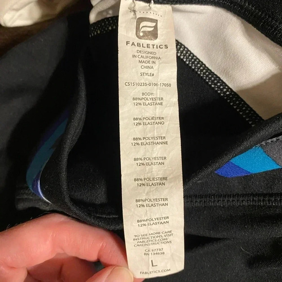 Fabletics large activewear leggings - Picture 3 of 4